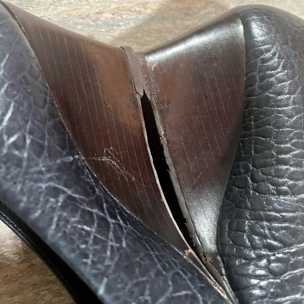 Tory Burch black wedge shoes - Picture 7 of 16